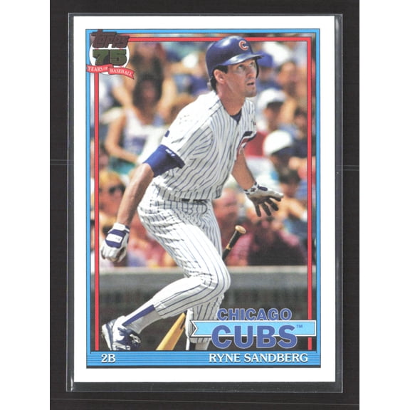 2020 Topps 75 Years Of Baseball Ryne Sandberg Chicago Cubs #T91-25 Baseball Card