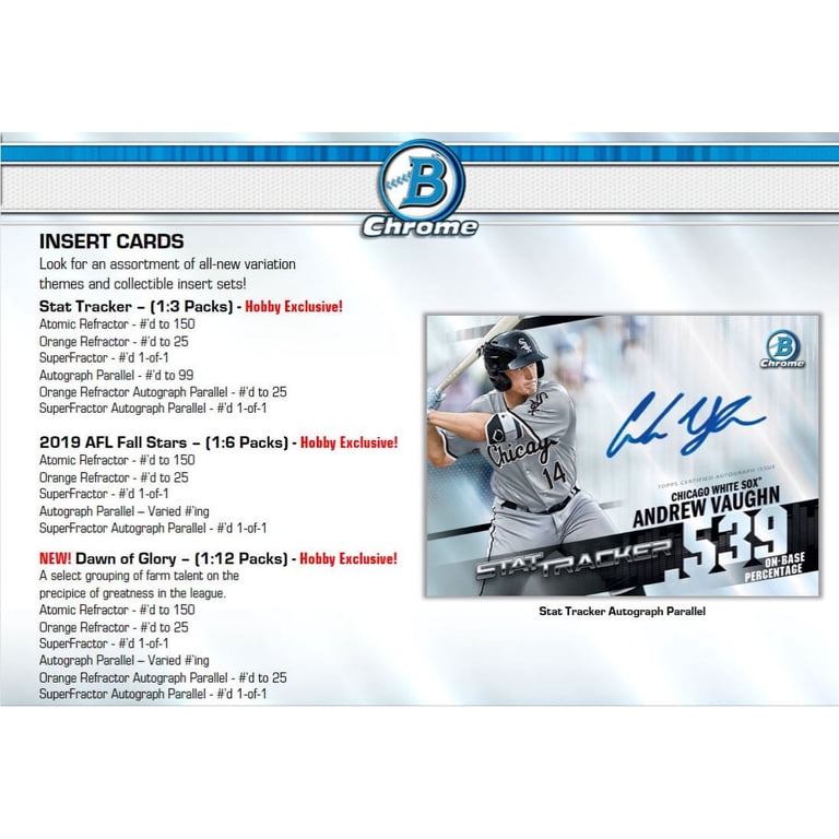 Topps 2020 Bowman Chrome MLB Baseball Trading Cards Mega Box, Mojo 