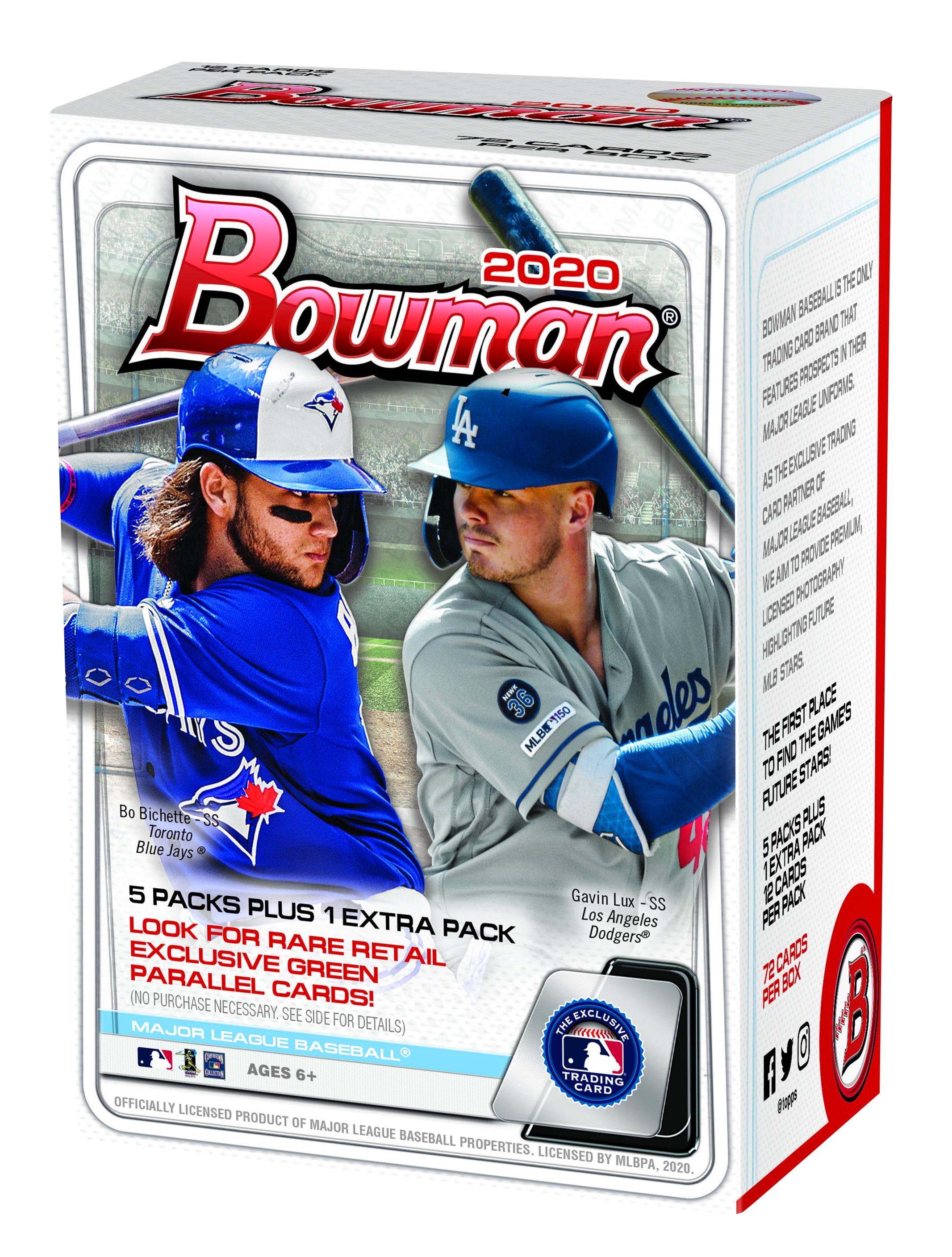 2020 Topps Bowman MLB Baseball Cards Box- Autograph Cards, Parallels, Chrome Platinum | 6 Foil Packs - Walmart.com 2020 Topps Bowman MLB Baseball Cards Box- Autograph Cards, Parallels, Chrome Platinum | 6 Foil Packs - Walmart.com