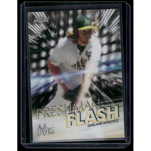 2020 Topps Chrome Freshman Flash RC A.J. Puk #FF-9 Oakland Athletics Baseball Card