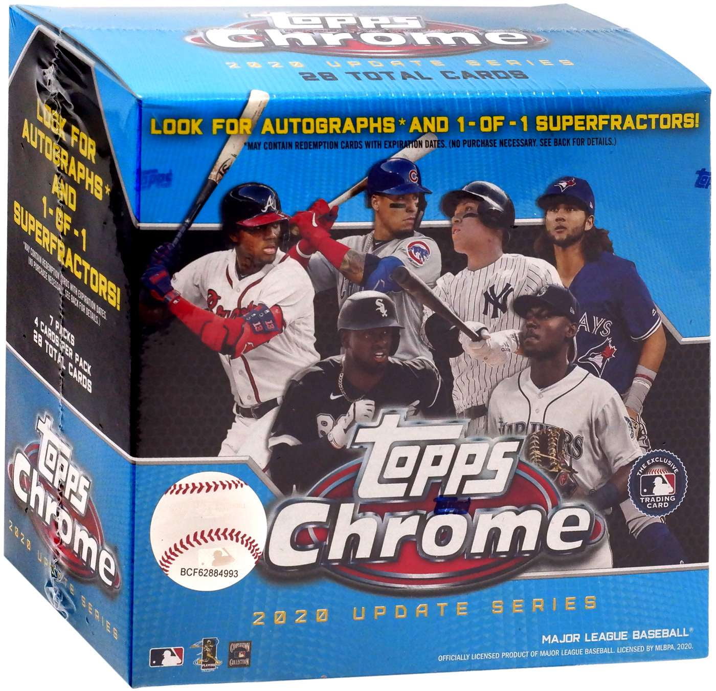 Topps 2020 Chrome Update Series MLB Baseball Mega Box - Walmart.com