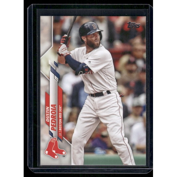 2020 Topps Dustin Pedroia Boston Red Sox #388 Trading Card MLB Baseball