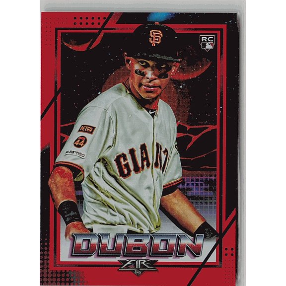 2020 Topps Fire Flame #114 Mauricio Dubn RC San Francisco Giants Baseball Card San Francisco Giants MLB BASEBALL Trading Card