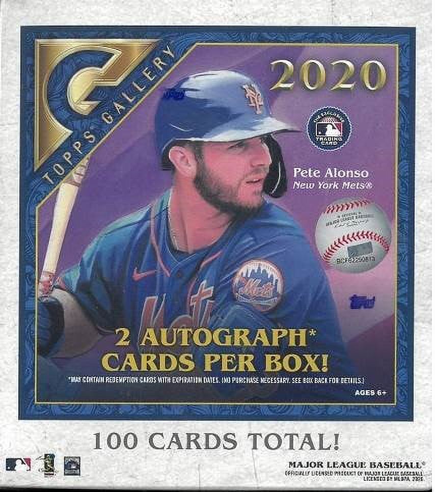 2020 Topps Gallery MLB Baseball Trading Cards Monster Box- 2 Autographs Per Box - image 1 of 4