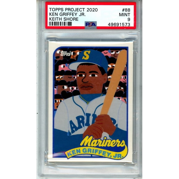 2020 Topps Project 2020 Ken Griffey Jr. Keith Shore #88 PSA 9 Seattle Mariners