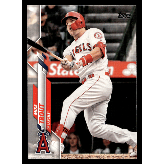 2020 Topps Series 1 Mike Trout #1 Los Angeles Angels MLB Baseball Trading Card