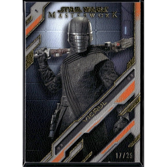 2020 Topps Star Wars Masterwork Orange UN-12 Vicrul 17/25