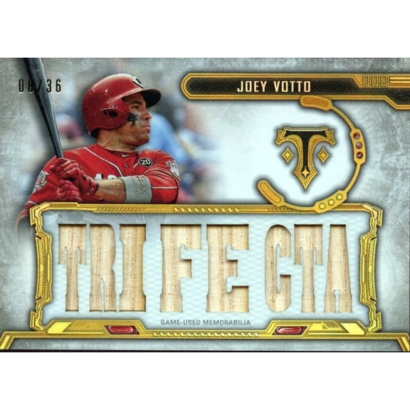 2020 Topps Triple Threads Joey Votto Cincinnati Reds Baseball Card Auto