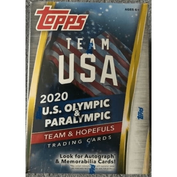 2020 Topps U.S. Olympics Factory Sealed Blaster Box 5 Packs