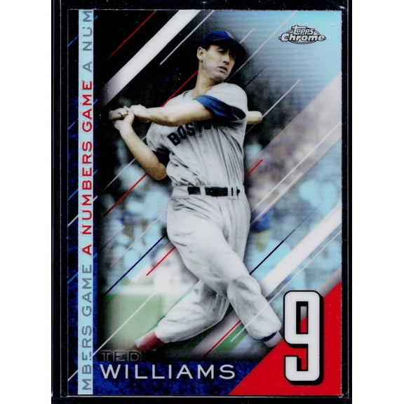 2020 Topps Update Ted Williams Boston Red Sox A Numbers Game NG-14 Baseball Card