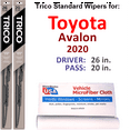 thumbnail image 1 of 2020 Toyota Avalon Wiper Blades (Set of 2), 1 of 3