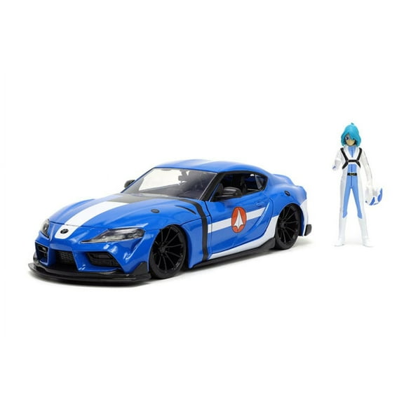 2020 Toyota Supra w/Max Sterling Figure, Robotech - Jada Toys 33676 - 1/24 Scale Diecast Car