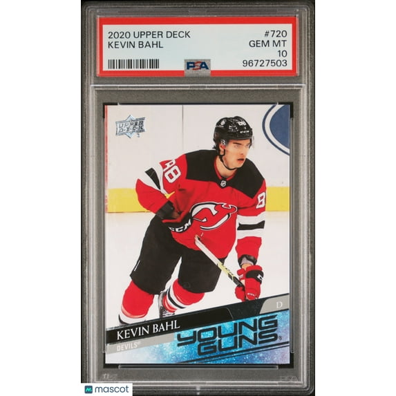 2020 Upper Deck Kevin Bahl Young Guns PSA 10