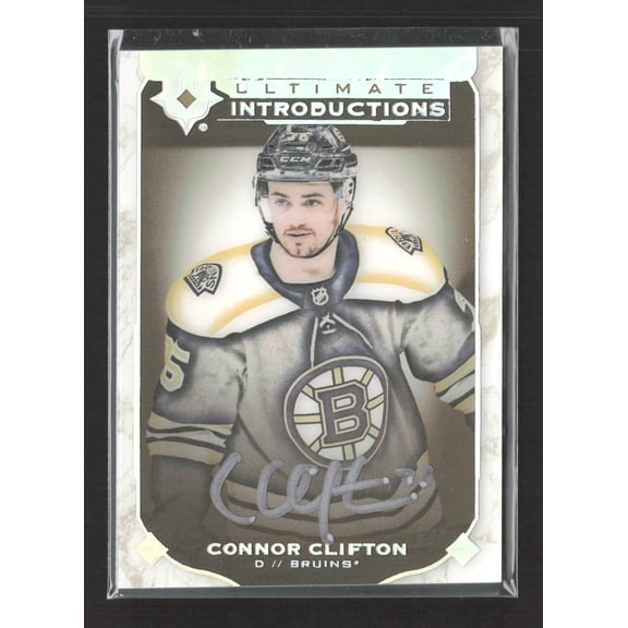 2020 Upper Deck Ultimate Collection Ultimate Introductions Connor Clifton #UI-24