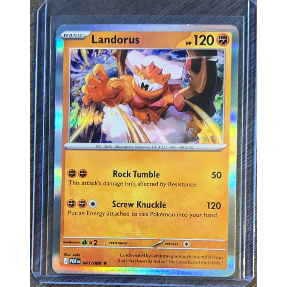 2020 Vivid Voltage Landorus Reverse Holo Rare #41/88