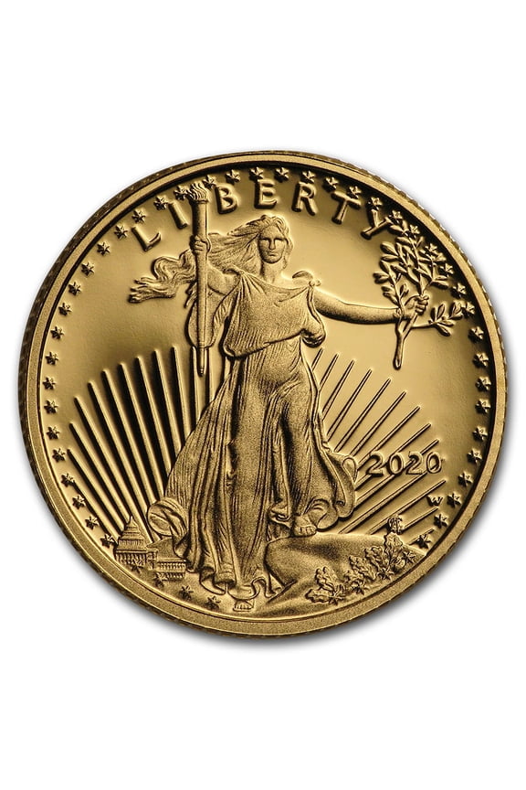 2020-W 1/4 oz Proof American Gold Eagle (w/Box & COA)