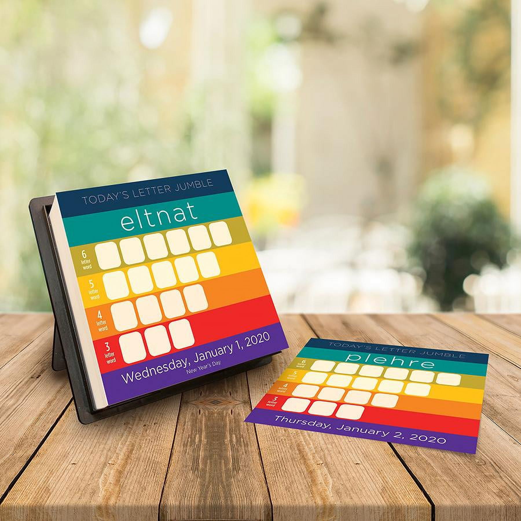 2020 Word Jumble Daily Desktop Calendar