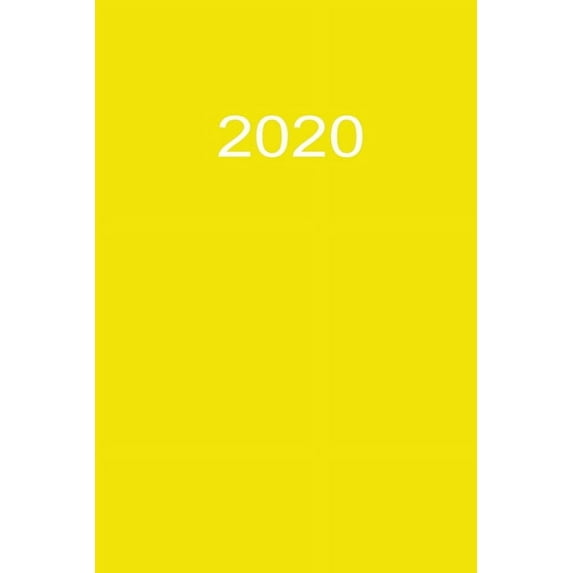 2020: Zeit Planer 2020 A5 Gelb, (Paperback)