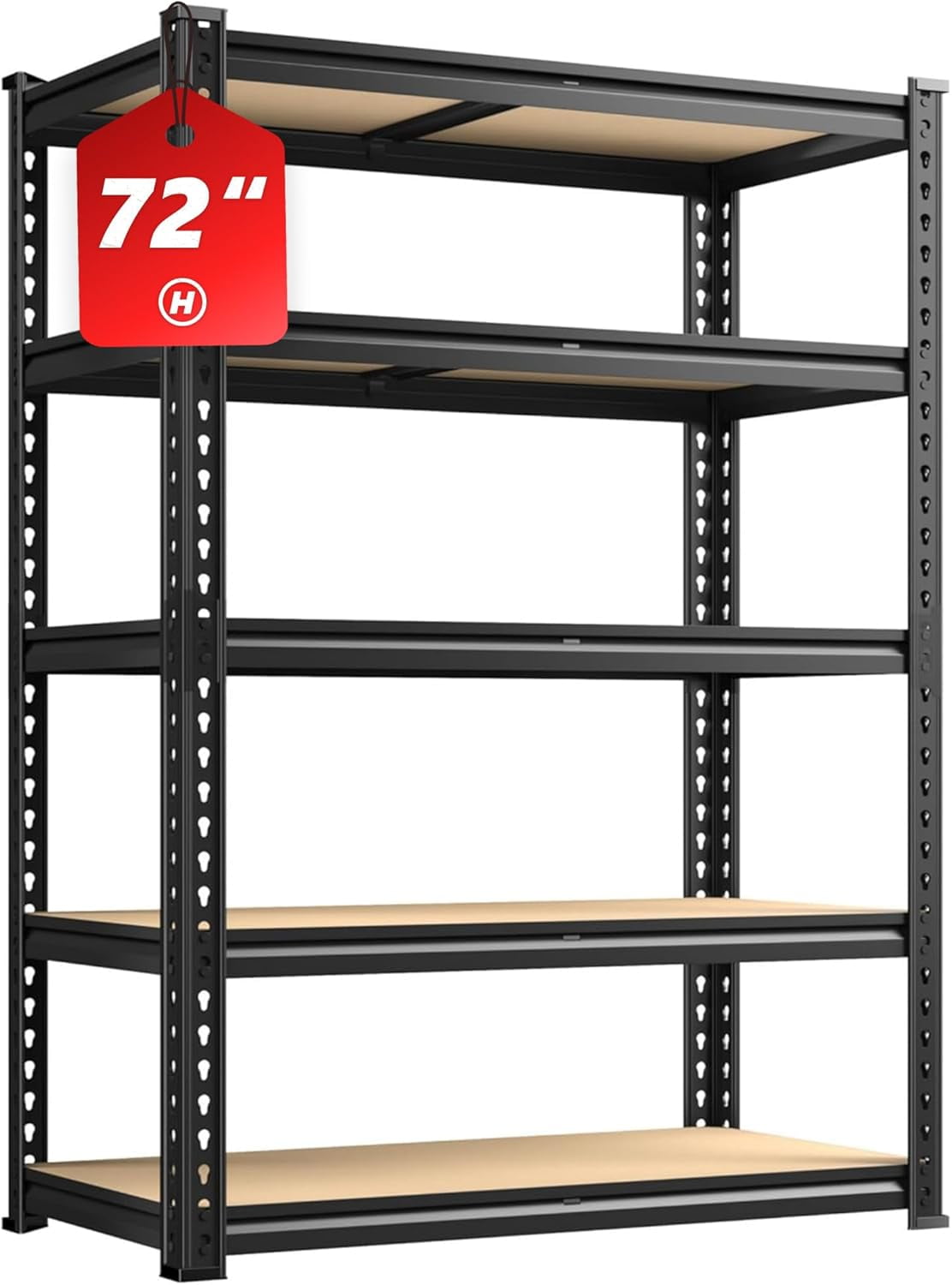 2020LBS Storage Shelves 5 Tier Garage Shelving Heavy Duty Adjustable
