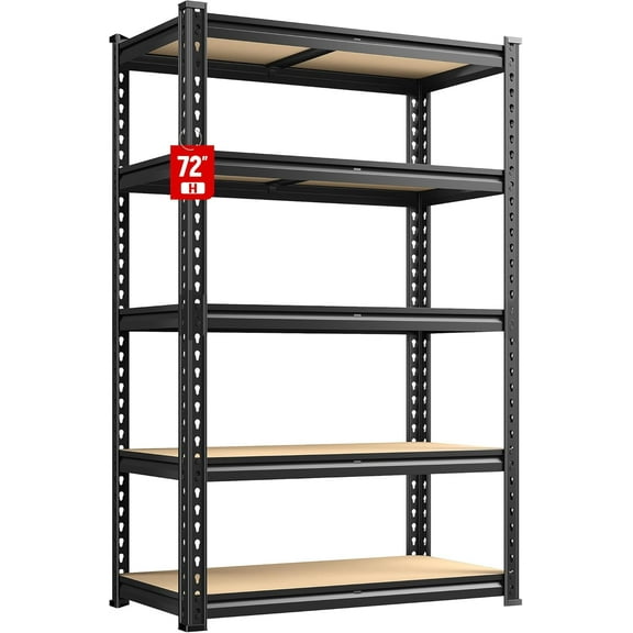 2020LBS Storage Shelves  Garage Shelving Heavy Duty Adjustable Garage Shelves, Utility Rack Shelf, Shelving Units for Storage Warehouse Pantry Closet,