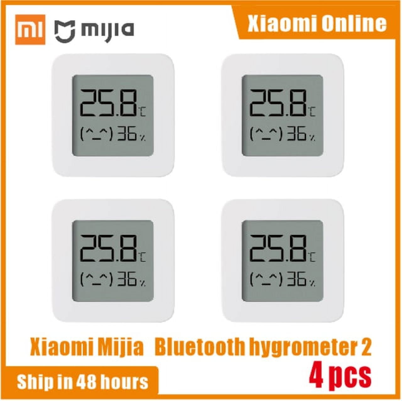 XIAOMI 4pcs Mijia Bluetooth Thermometer Hygrometer 2 White
