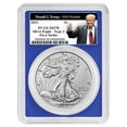 thumbnail image 1 of 2021 $1 Type 2 American Silver Eagle PCGS MS70 FS Trump 45th President Label Blue Frame, 1 of 3
