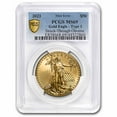 thumbnail image 1 of 2021 1 oz Gold Eagle T1 MS-69 PCGS (Error, Obv Struck-Thru), 1 of 4