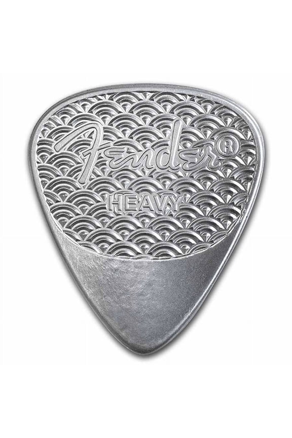 2021 10 gram Silver Fender 351 Heavy Guitar Pick (.925 fine)