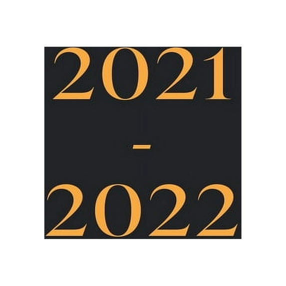 2021-2021 Diary: Week To View Academic Year Weekly and Monthly Planner From July 2021 to June 2022. (Paperback)
