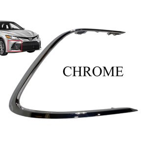 2021 2022 2023 Compatible with Toyota Camry XLE LE Front Bumper Side Chrome Molding Trim Right Passenger