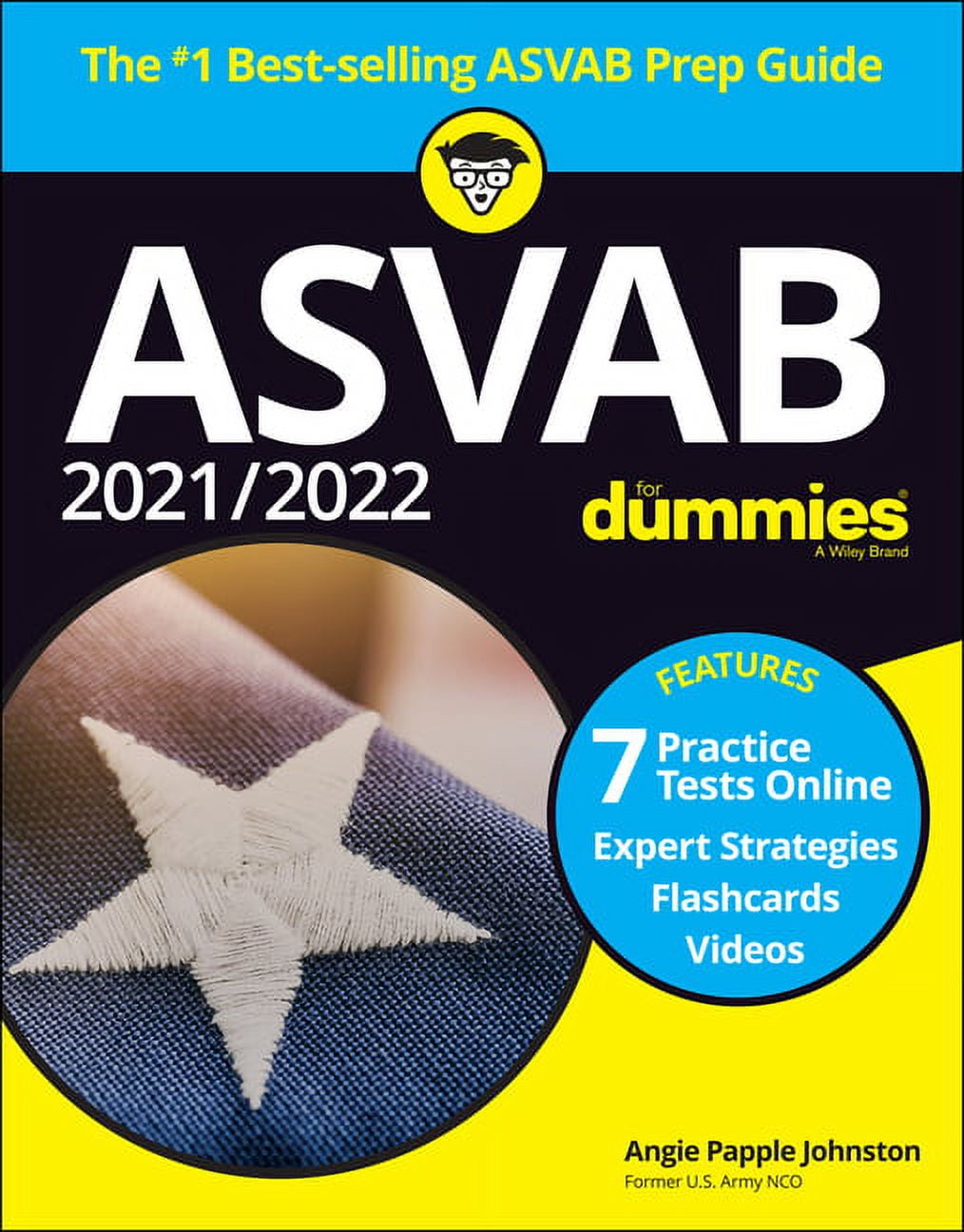 2021 / 2022 ASVAB for Dummies Book + 7 Practice Tests Online