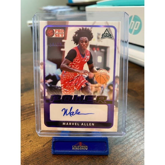 2022 Pro Set Silver Leaf NBA Marvel Allen PM-OD1 Autograph Basketball Card