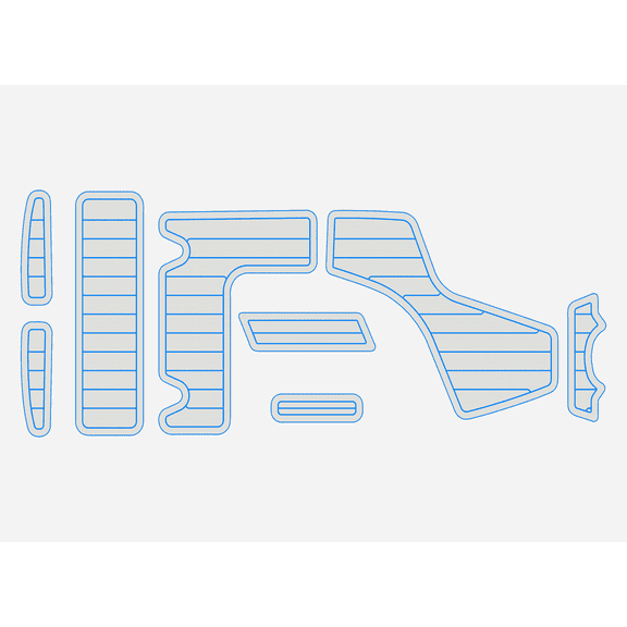 2021-2023 AB Inflatable 430 XP EVA Foam Marine Decking, Non-SlipYacht Flooring Mat, 6mm Thick, Durable and Easy to Clean Boat Pad