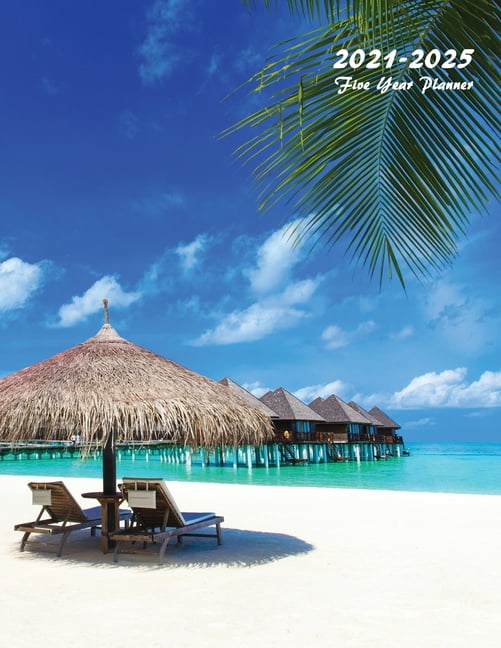 20212025 Five Year Planner Large 60Month Monthly Planner (Tropical