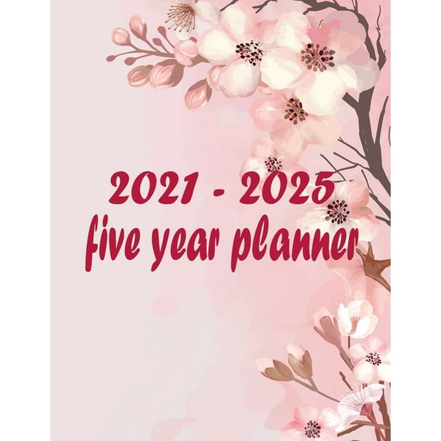 20212025 Five Year Planner Five Year Monthly Planner, 5 Year