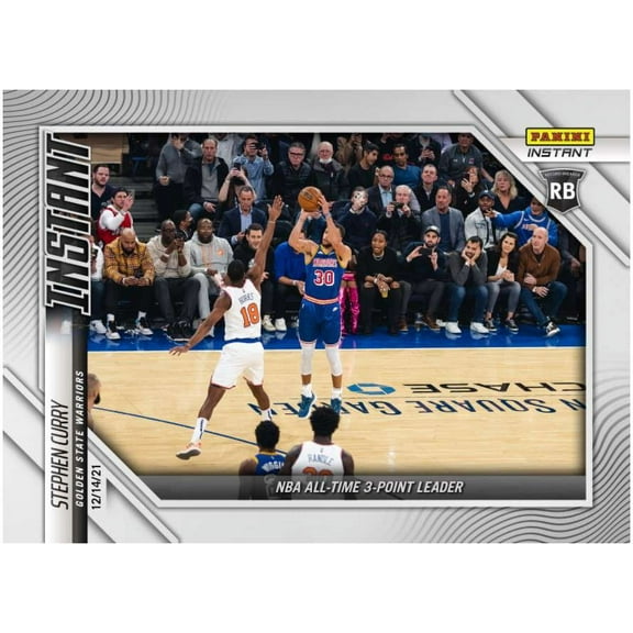 2021-22 Instant Basketball Stephen Curry Trading Card (NBA All-Time 3-Point Leader) #61