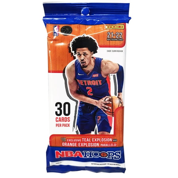 2021 NBA Hoops Basketball 21-22 Fat Pack | 30 Cards