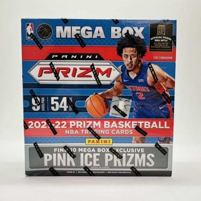 Panini 2021-22 NBA Prizm Basketball Mega Box, 6 Packs, 10 Cards