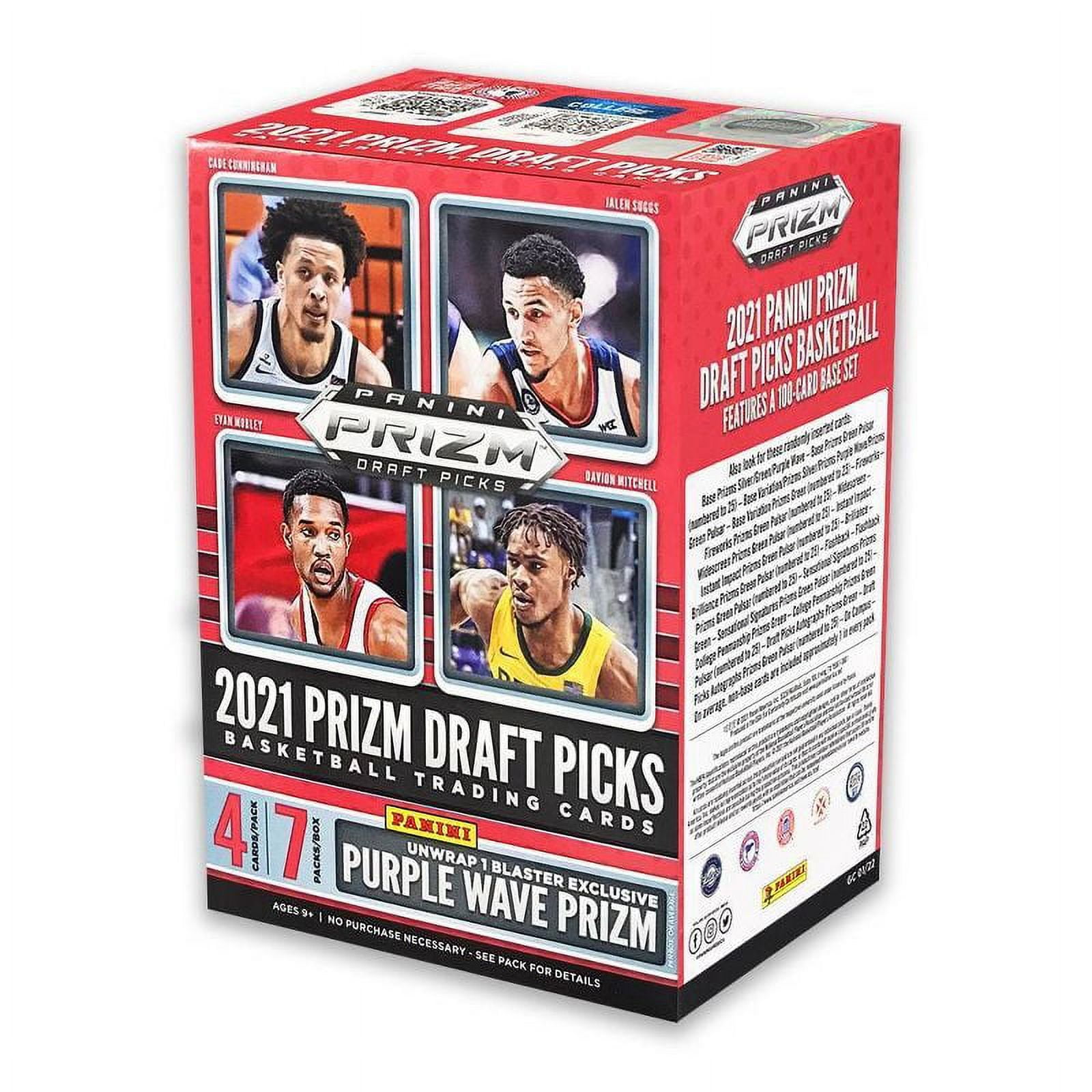 2021-22 Panini Prizm Draft Picks Basketball Blaster Box Trading Cards
