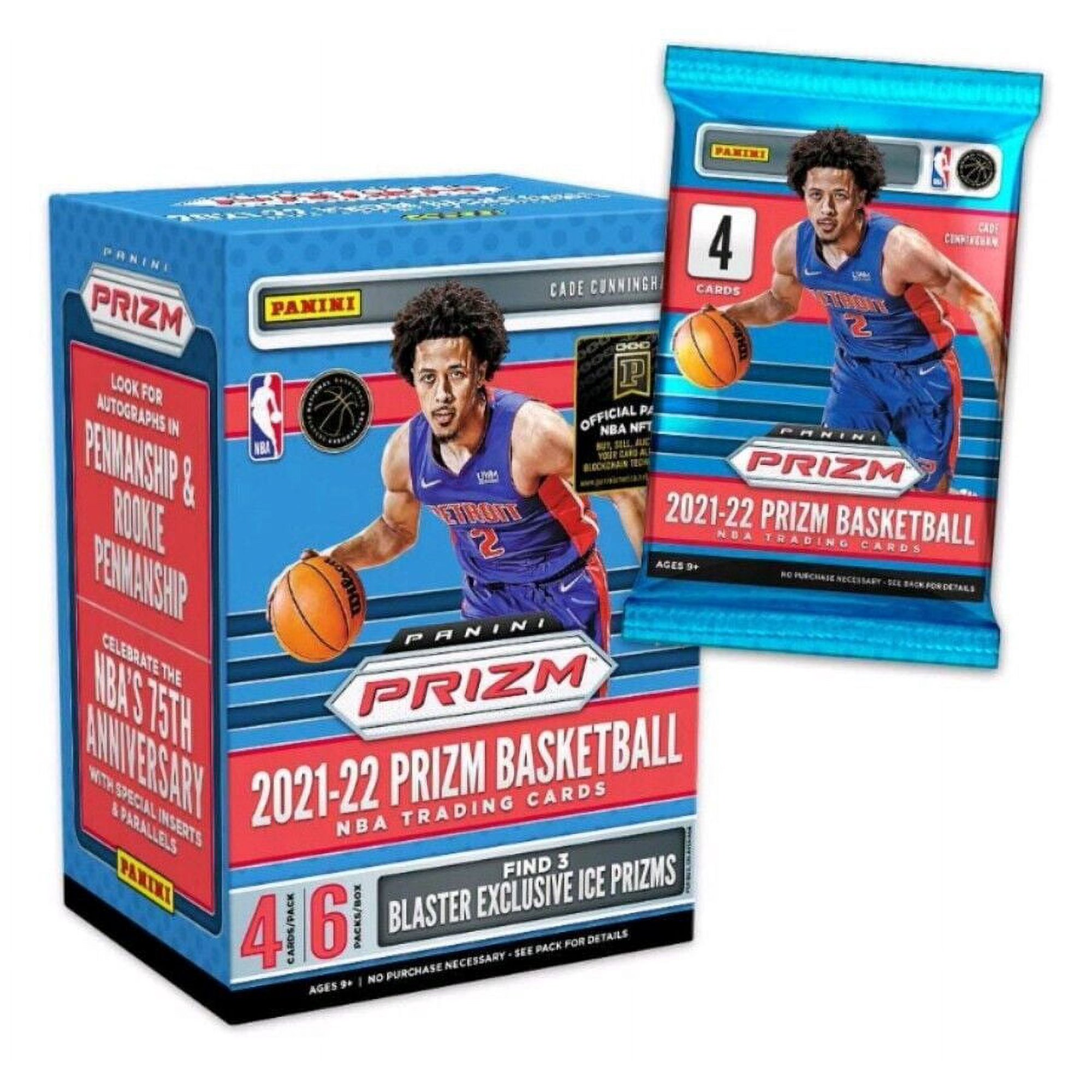 2021-22 Panini Prizm NBA Basketball Blaster Box - 24 cards! Exclusive Ice  Prizms!