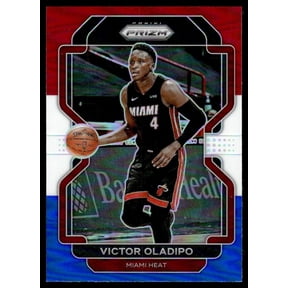 2021-22 Panini Prizm Red White Blue Basketball Victor Oladipo Miami Heat #24 NM