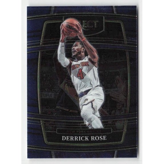 2021-22 Panini Select Derrick Rose #53 Blue Retail Base New York Knicks Basketball Card