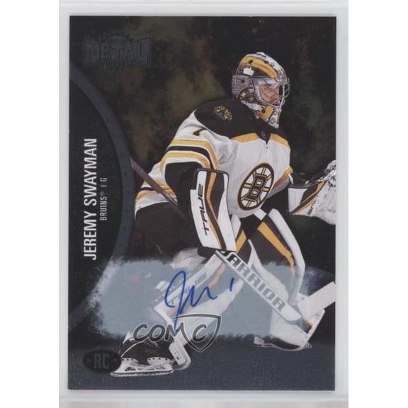 2021-22 Skybox Metal Universe - [Base] - Silver Autographs Jeremy Swayman #170 Silver Autographs /199 Rookie