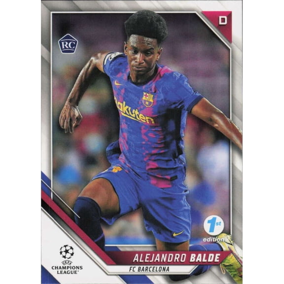 2021-22 TOPPS UEFA CHAMPIONS LEAGUE 1ST EDITION #164 ALEJANDRO BALDE RC FC BARCELONA