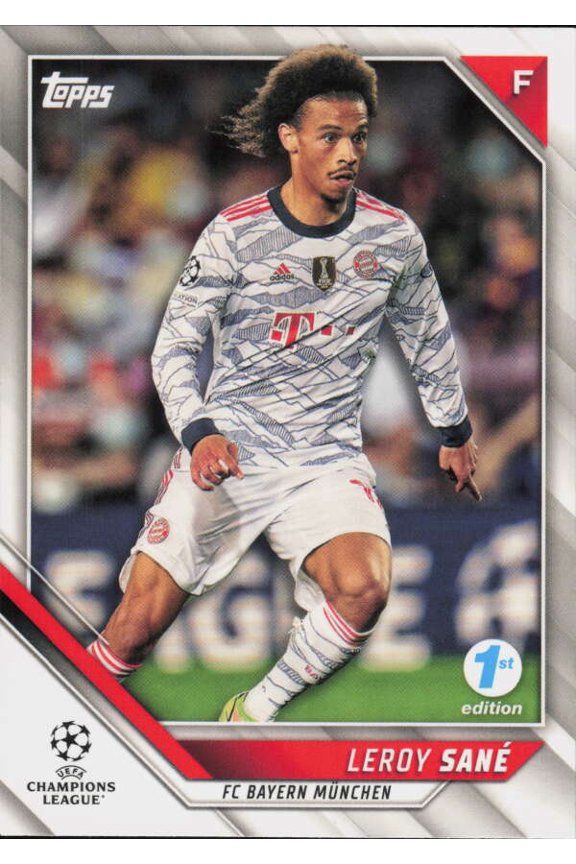 2021-22 TOPPS UEFA CHAMPIONS LEAGUE 1ST EDITION #170 LEROY SANE FC BAYERN MUNCHEN