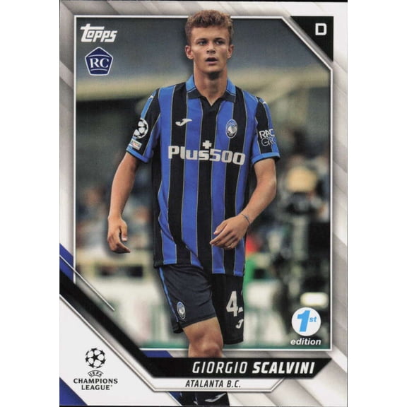 2021-22 TOPPS UEFA CHAMPIONS LEAGUE 1ST EDITION #86 GIORGIO SCALVINI RC ATALANTA B.C.