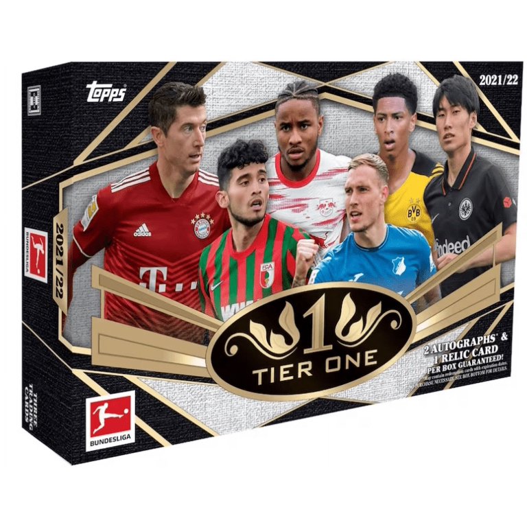 2021-22 Topps Tier One Bundesliga Soccer Hobby Box - Walmart.com