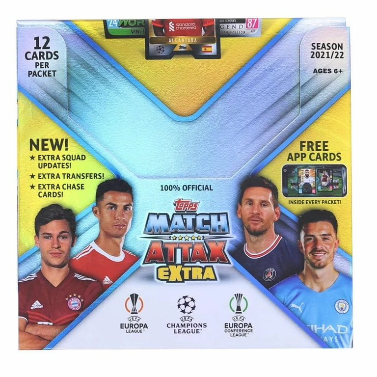 Topps 2021-22 UEFA Champions League Soccer Match Attax Extra