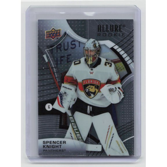 2021-22 Upper Deck Allure Spencer Knight #135 Rookie Florida Panthers Hockey Card