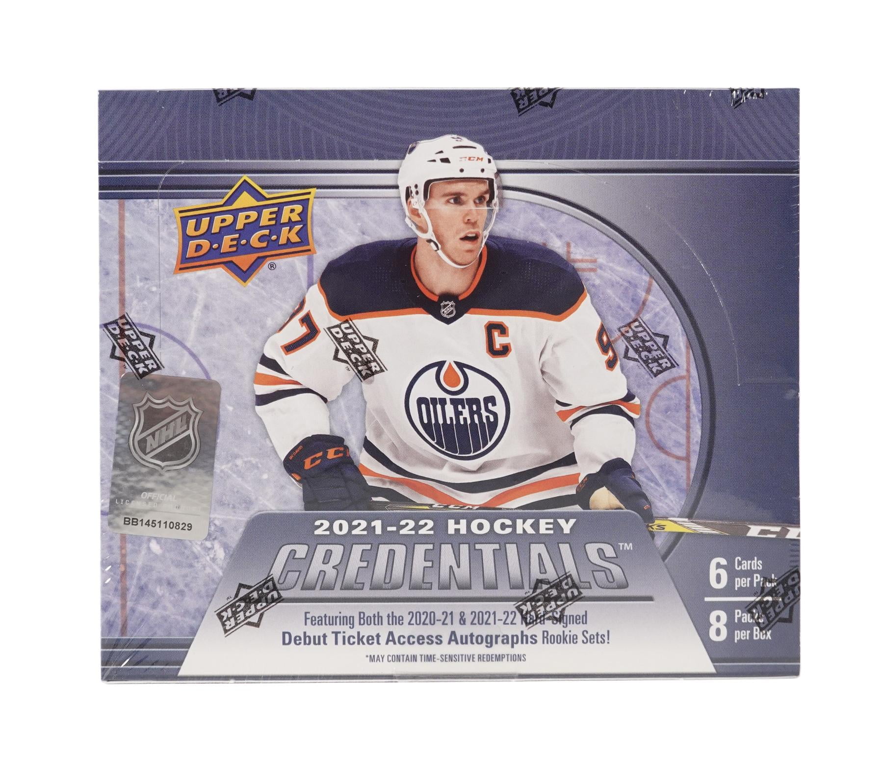 2021-22 Upper Deck Credentials Hockey Box